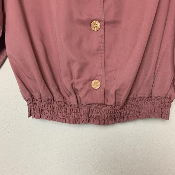 Kensie Mauve Color Top Blouse - Picture 4 of 7